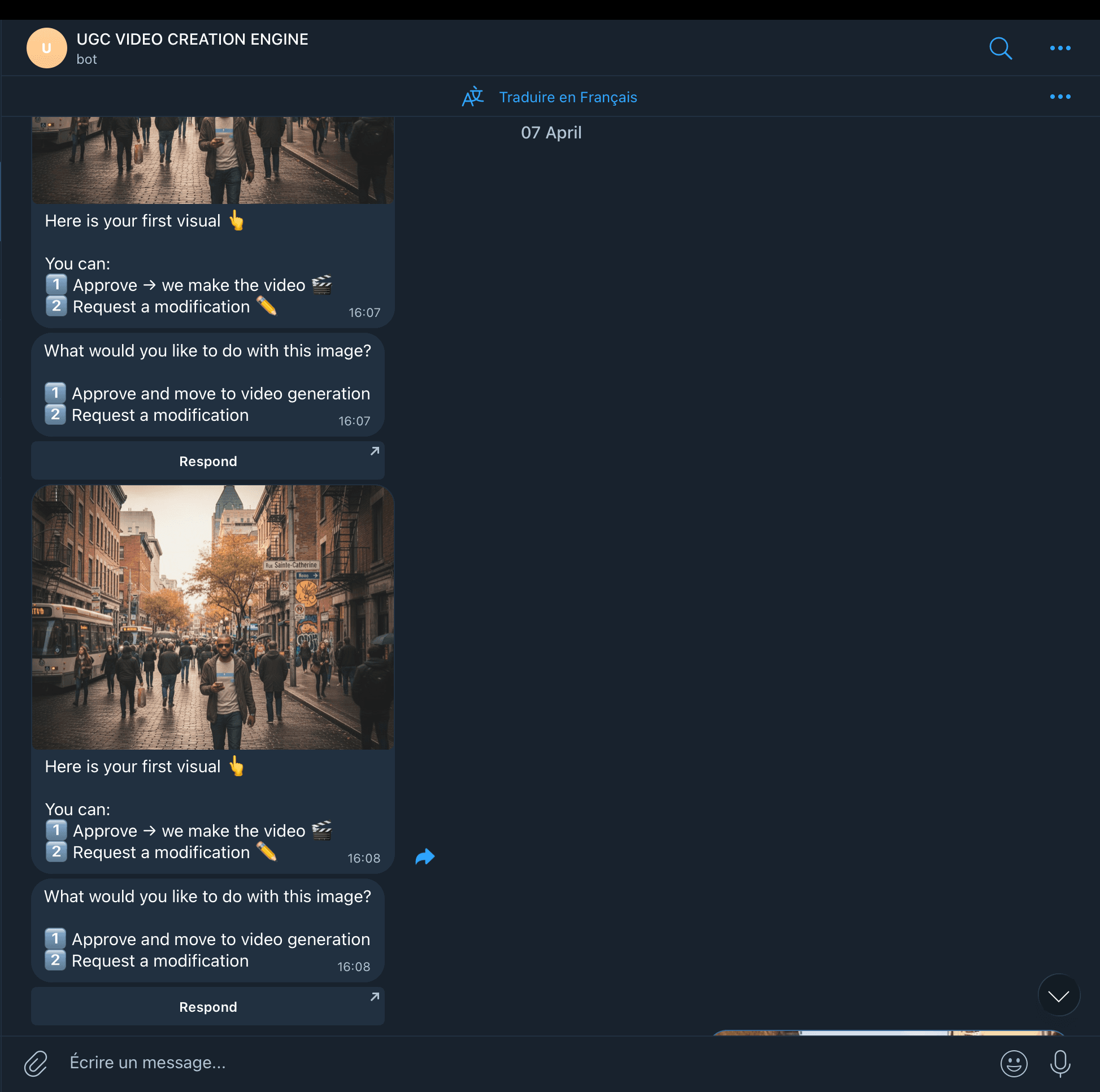 UGC demo screenshot 3