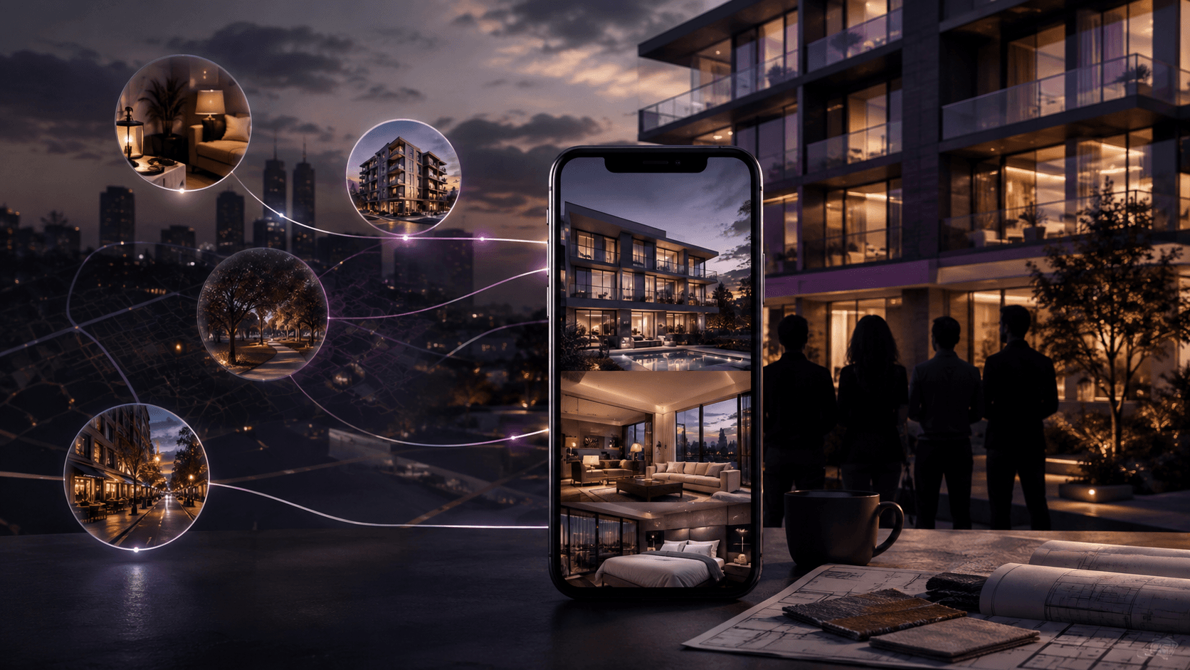 Local property sources and real-estate content converging into a relevant audience